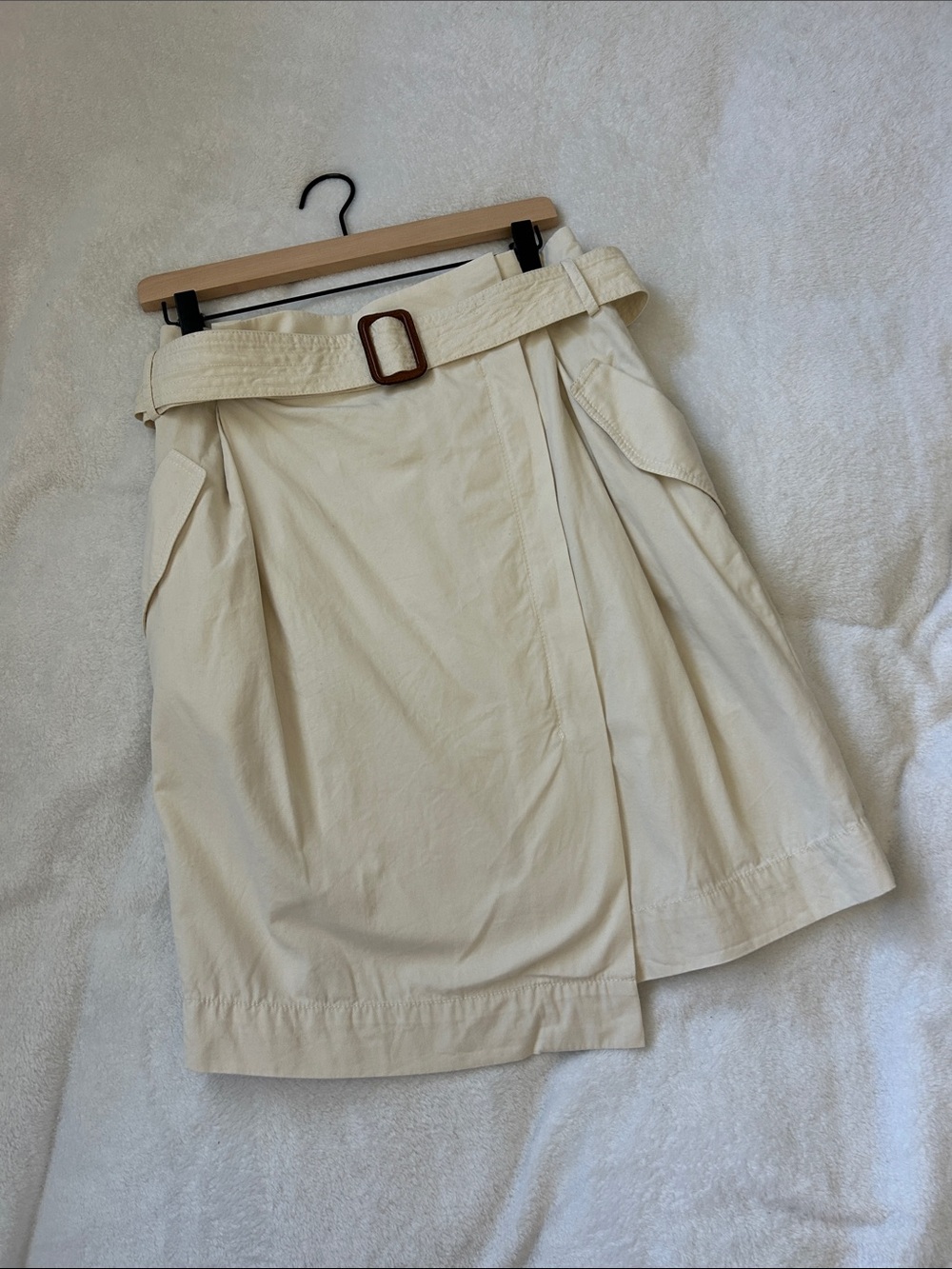 Banana Republic Cream Heritage Collection Skirt Flap Utility Pockets